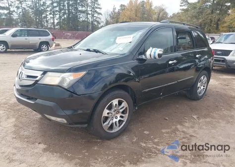 2009 Acura Mdx Technology Package z USA, uszkodzony, nr VIN 2HNYD286X9H506322